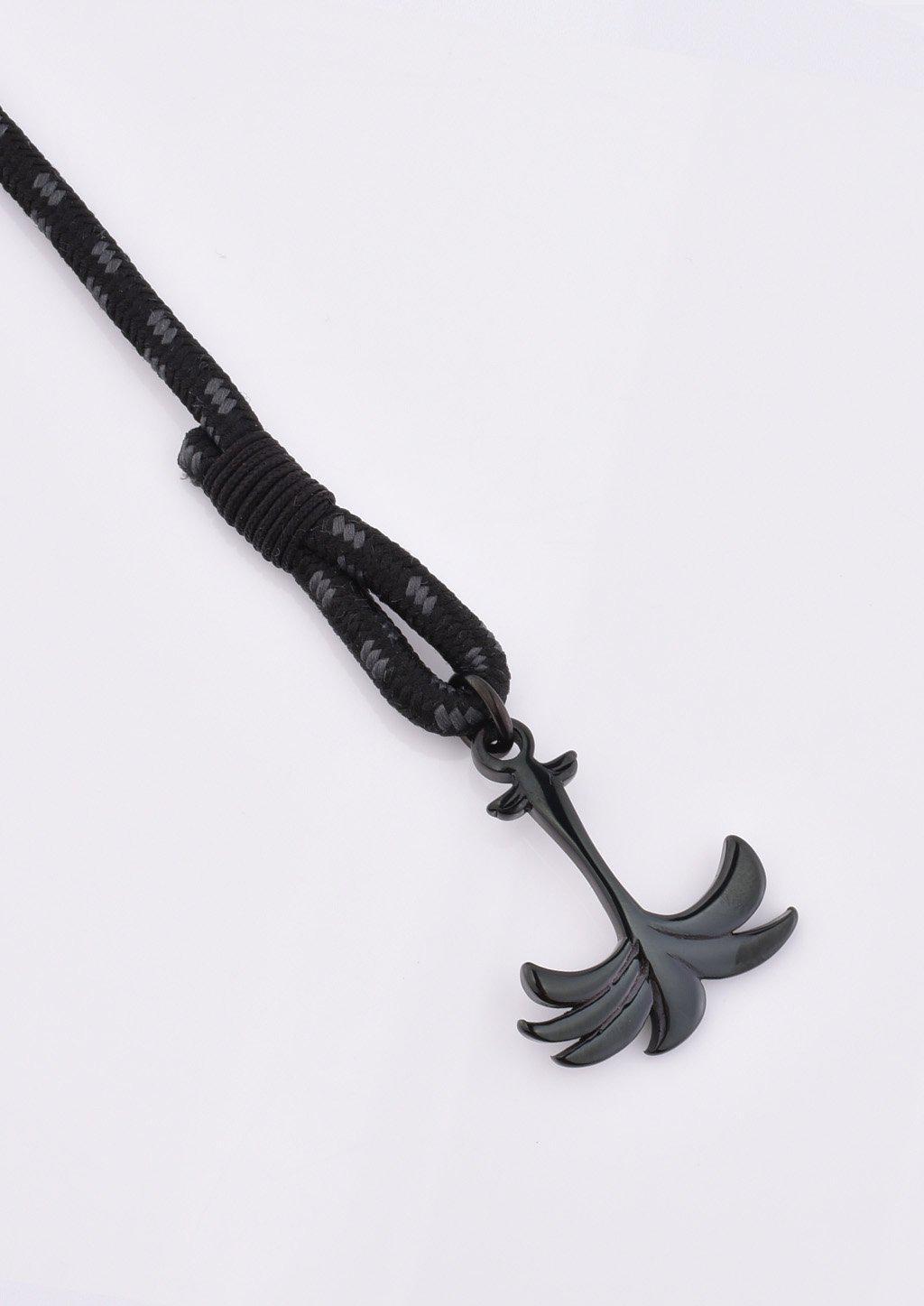 Rannekoru Palm Band Phantom Black Punottu Ranneke - Musta/Harmaa 2