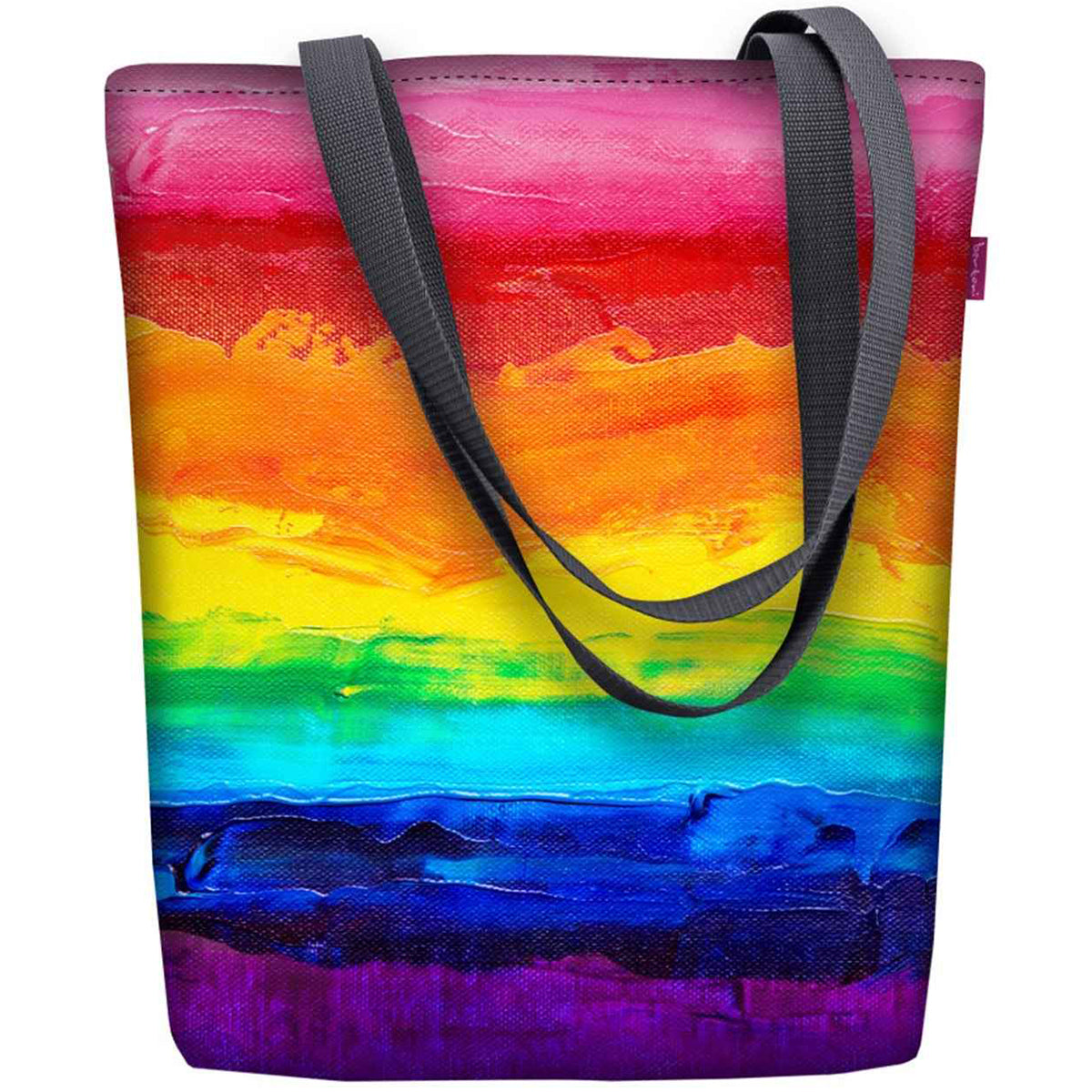 Canvas Cordura Olkalaukku/Ostoskassi - Sateenkaarivärit - Sunny Line Bertoni