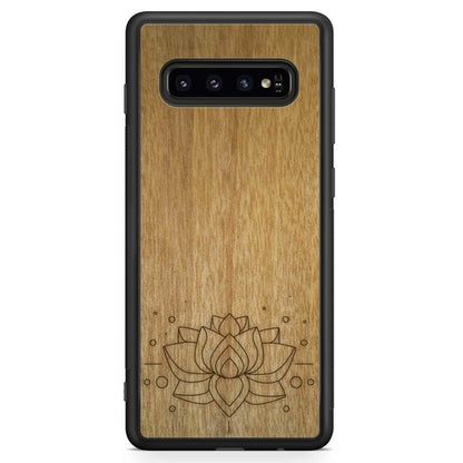 Tanganyikapuu Puhelimen Suojakuori - Lotus Flower MMore - Wood Collection