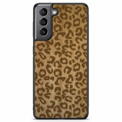 Tanganyika Wood Phone Cover - Cheetah Pattern - Wood Collection