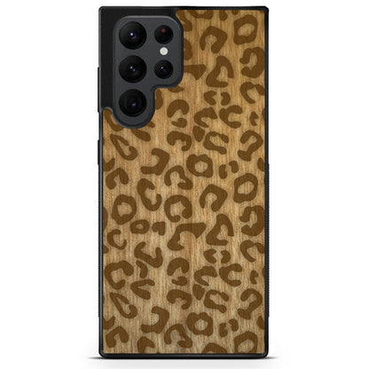 Tanganyika Wood Phone Cover - Cheetah Pattern - Wood Collection
