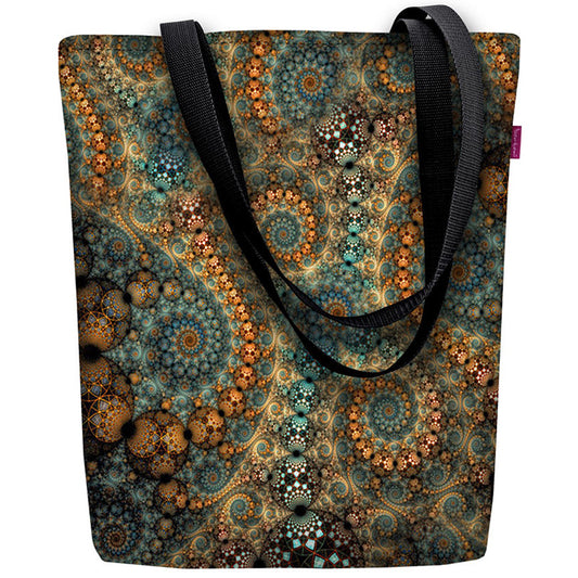 Canvas Cordura Olkalaukku/Ostoskassi - Hypnotic Sunny Line Bertoni