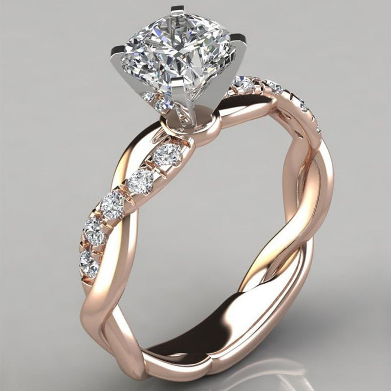 Satuaiheinen 18-Karaatin 925-Sterlinghopea Sormus Divine Dulcet