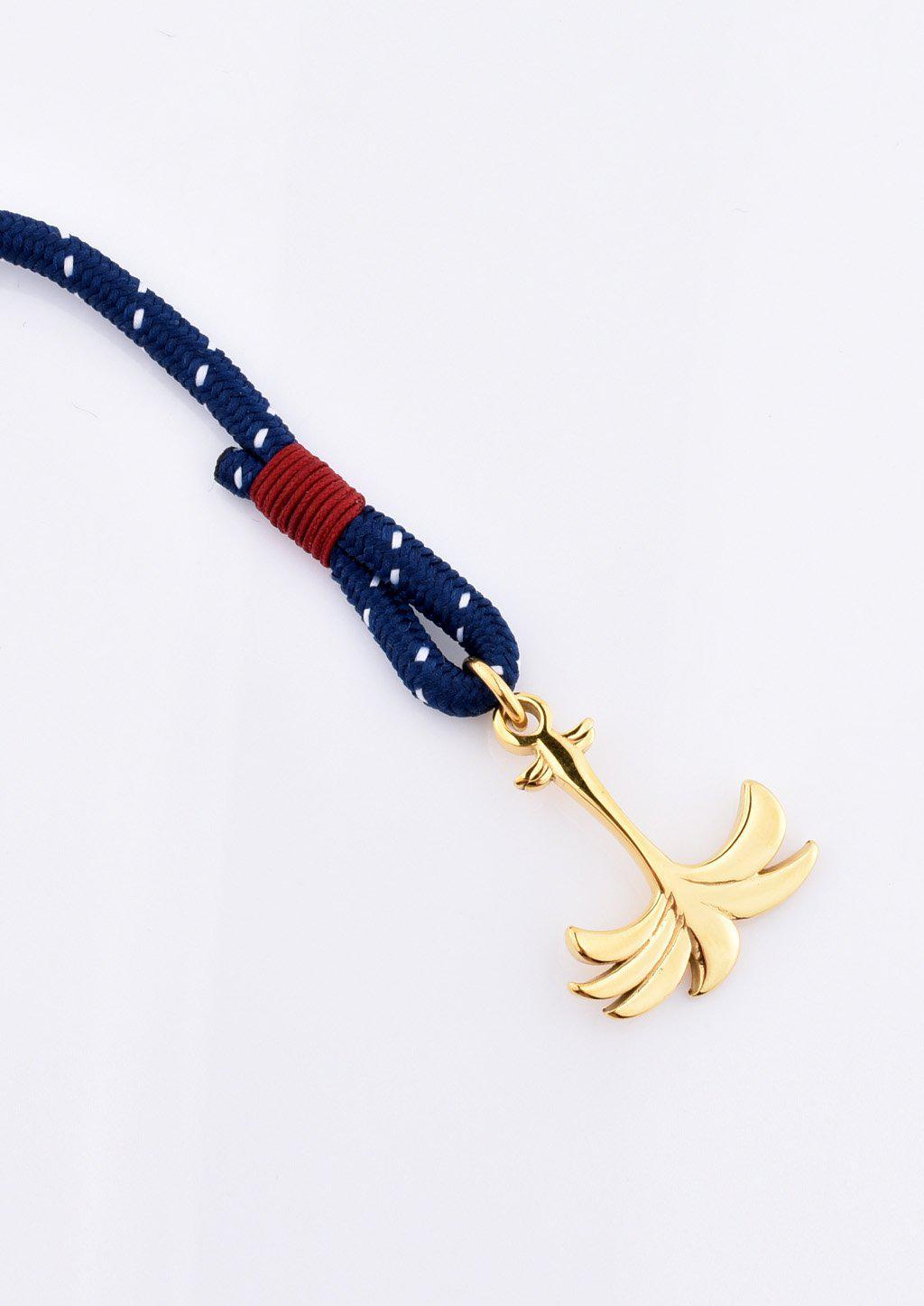 Rannekoru Palm Band Seven Seas - Punottu Ranneke Sini/Valko