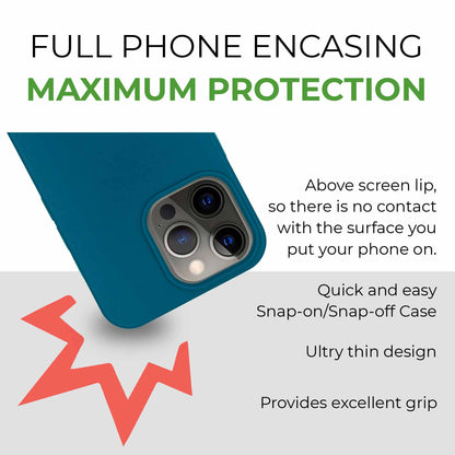 Deep Sea Blue - Biodegradable Phone Case for iPhone - MMore