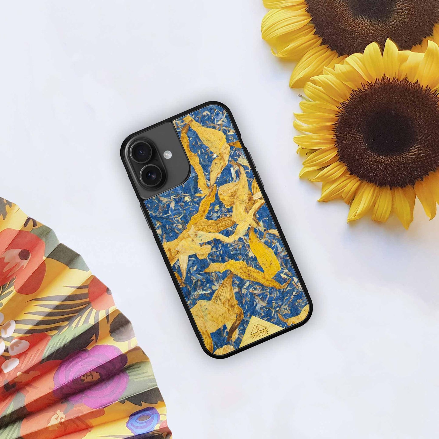Cornflower Smartphone Case with Your Own Text - Summer Sky - MMore