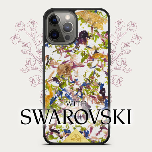 Orgaaninen Puhelimen Suojakuori Swarovski Kristalleilla - Crystal Meadow MMore