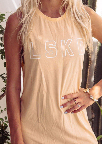 Rannekoru Palm Band Paradise Rose Punottu Nahkaranneke - Valkoinen