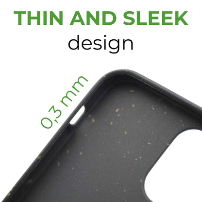 Vehnänsiemenistä Biohajoava Puhelinkotelo iPhone - Musta