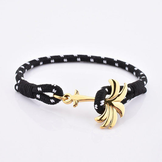 Rannekoru Palm Band Trophy Punottu Ranneke - Musta/Valko