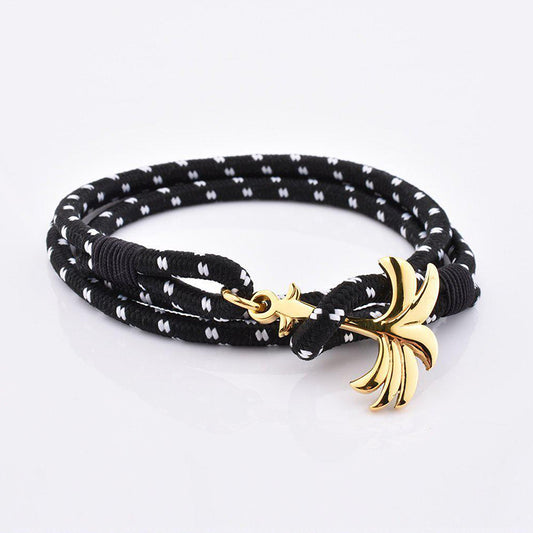 Rannekoru Palm Band Trophy Punottu Ranneke - Musta/Valko 2