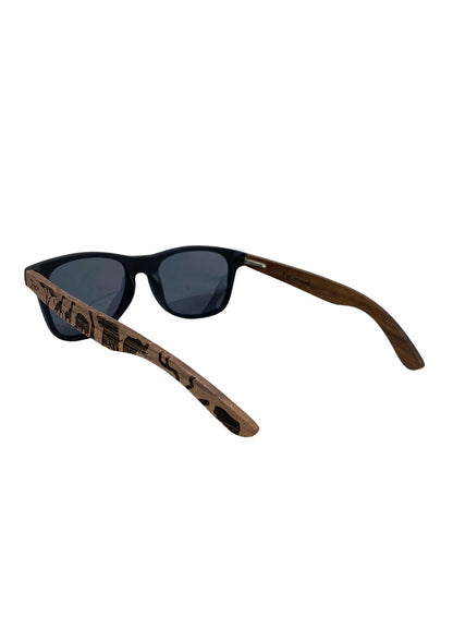 Pähkinäpuiset Kaiverretut Polarisoidut Aurinkolasit - Eyewood Untamed - Zerpico