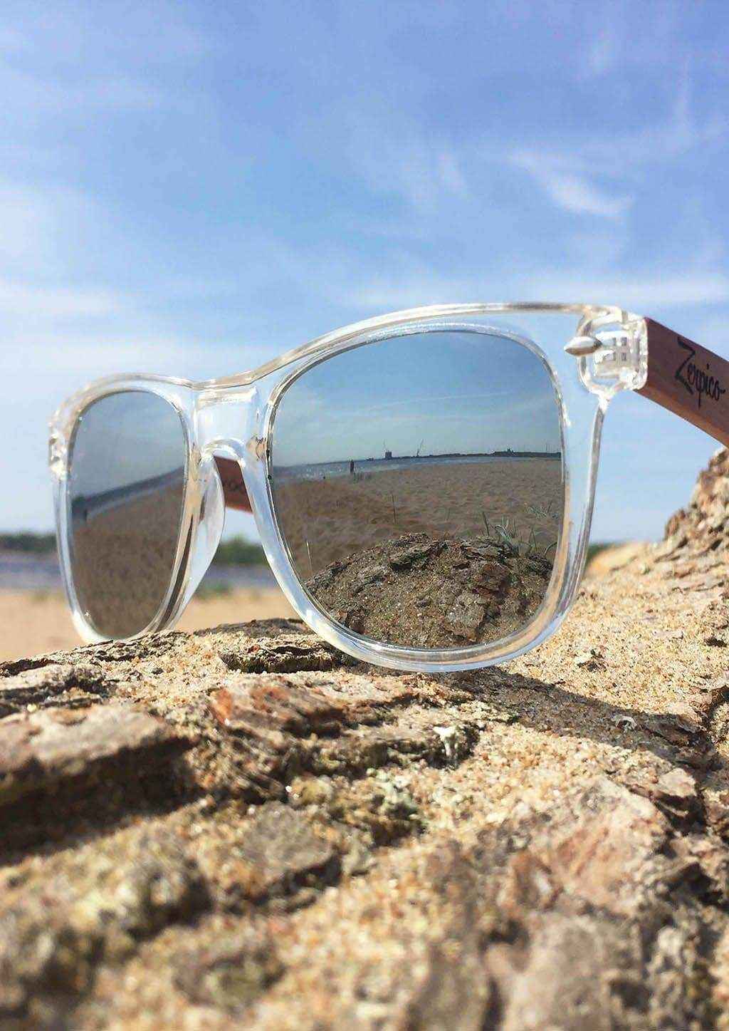 Wayferer Eyewood Aurinkolasit - Crystal - Zerpico