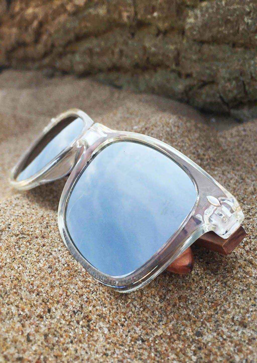 Wayferer Eyewood Aurinkolasit - Crystal - Zerpico