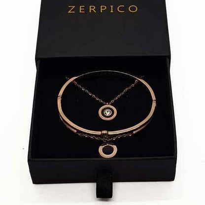 Rannekoru ja Kaulakoru Jericho 14-K Rosé Gold - Zerpico