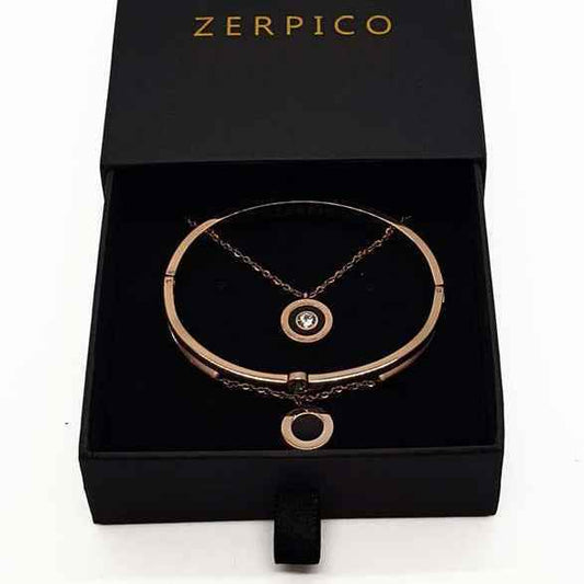 Rannekoru ja Kaulakoru Jericho 14-K Rosé Gold - Zerpico