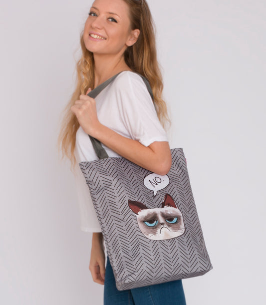 Canvas Cordura Olkalaukku/Ostoskassi - No Kissalaukku - Sunny Line Bertoni