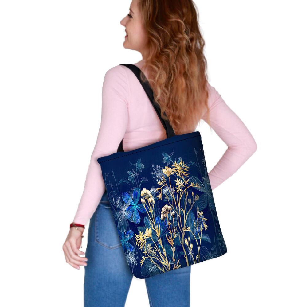 Canvas Cordura Olkalaukku/Ostoskassi - Midnight Sunny Line Bertoni