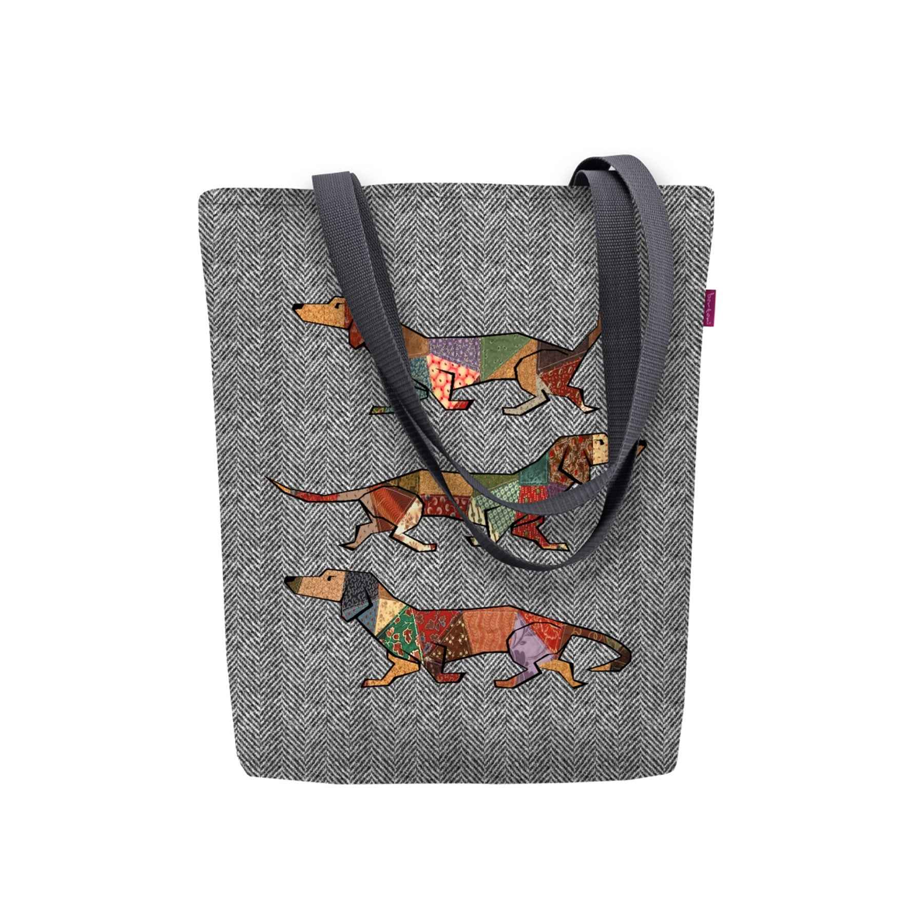 Joker Shoulder Bag In Canvas Sunny Line Bertoni