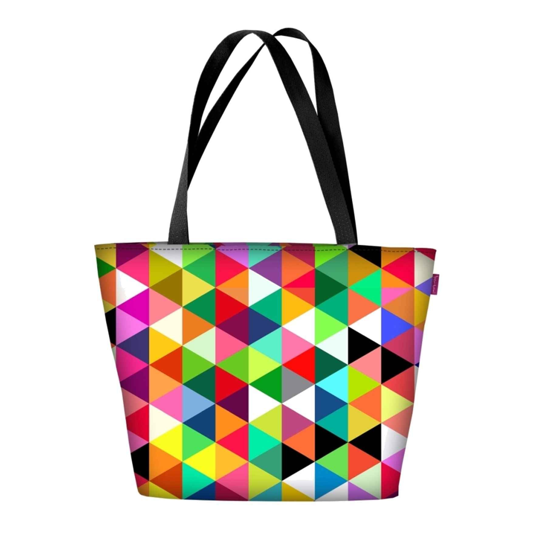Colombina Shoulder Bag In Canvas Holiday Line Bertoni