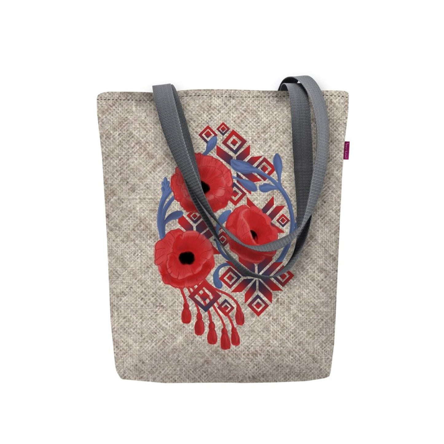 Canvas Cordura Olkalaukku/Ostoskassi - Julia Kukkalaukku - Sunny Line Bertoni