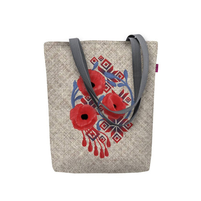 Canvas Cordura Olkalaukku/Ostoskassi - Julia Kukkalaukku - Sunny Line Bertoni