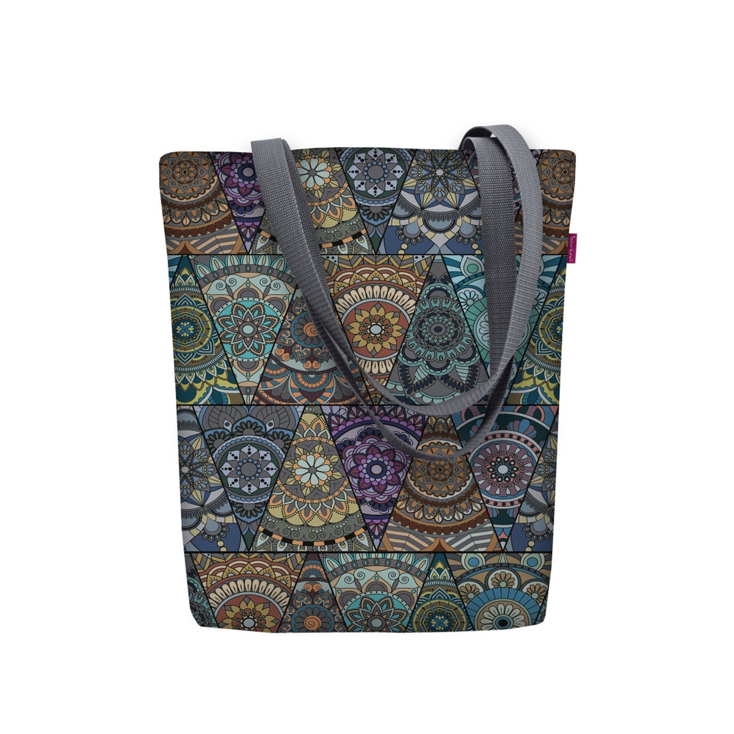 Canvas Cordura Olkalaukku/Ostoskassi - Jasmine Mandala - Sunny Line Bertoni