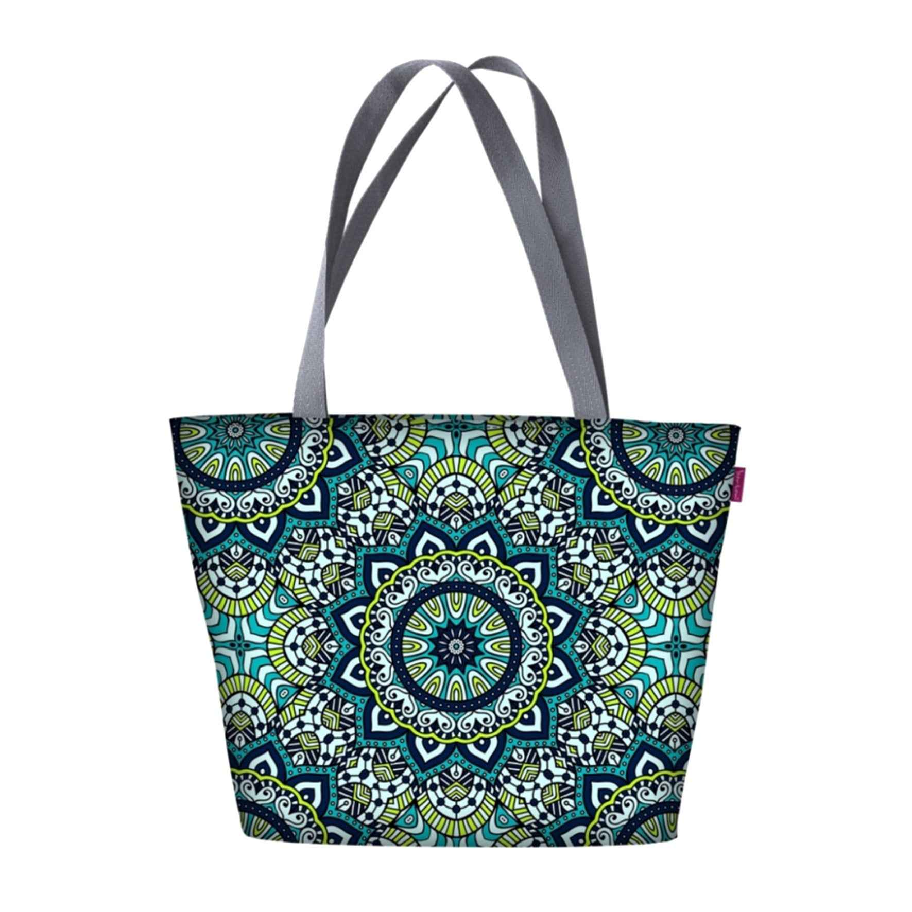 Anais Shoulder Bag In Canvas Holiday Line Bertoni