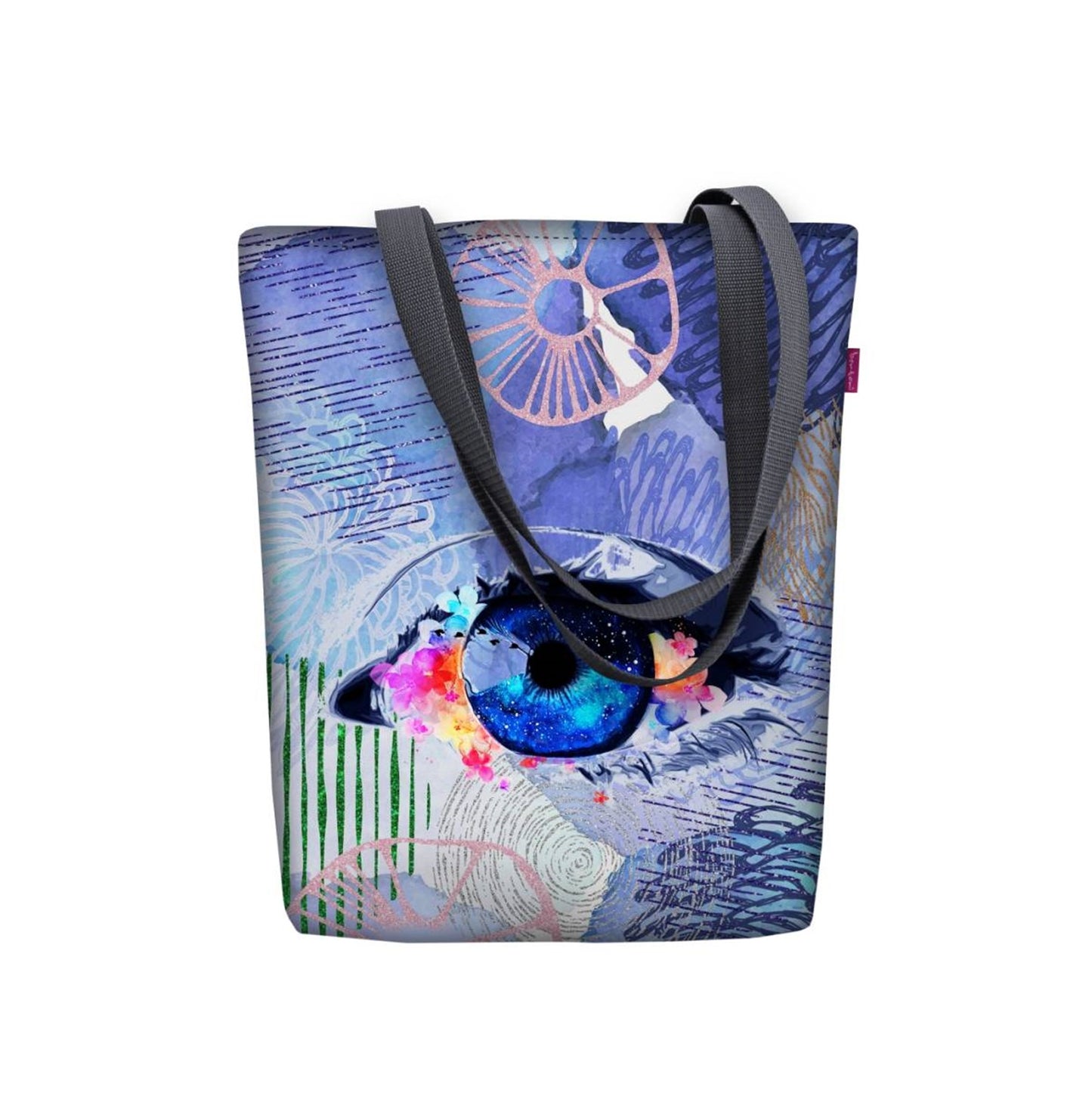 Canvas Cordura Olkalaukku/Ostoskassi - Eye Sunny Line Bertoni