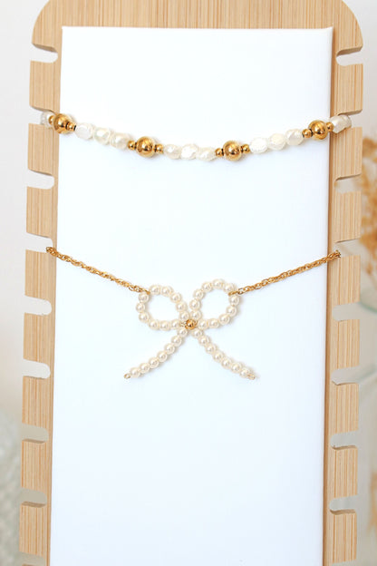 Miss Coquette 24-Karaatin Kullattu Lasihelmikaulakoru - Divine Dulcet