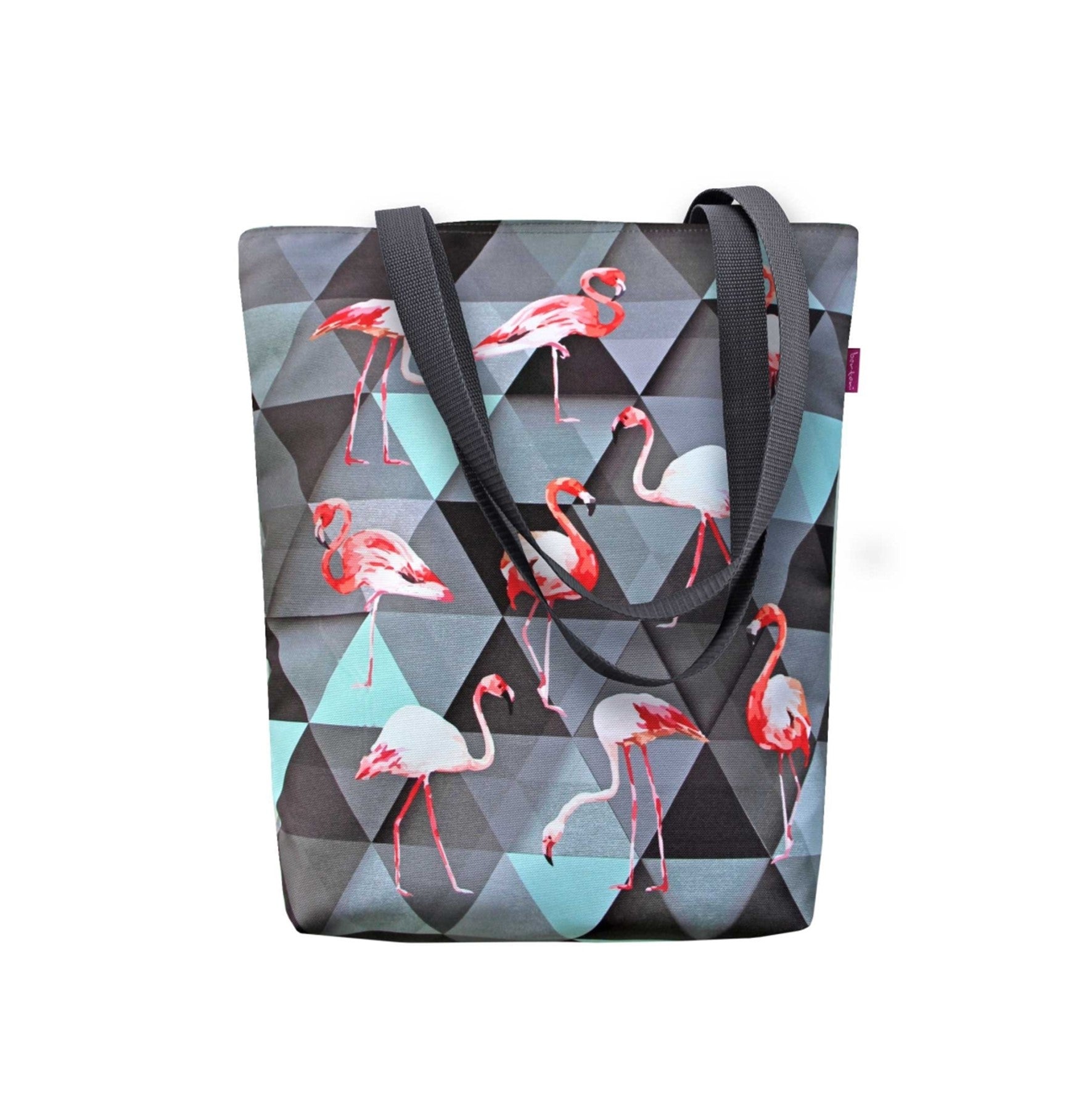 Canvas Cordura Olkalaukku/Ostoskassi - Flamingo - Sunny Line Bertoni - Porokoru