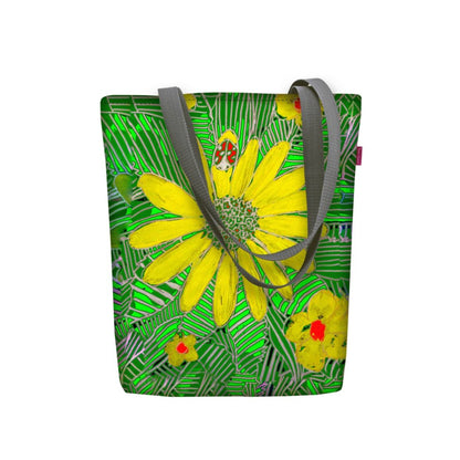 Axelväska/Shoppingväska i Canvas Cordura - Mirage Flower - Sunny Line Bertoni
