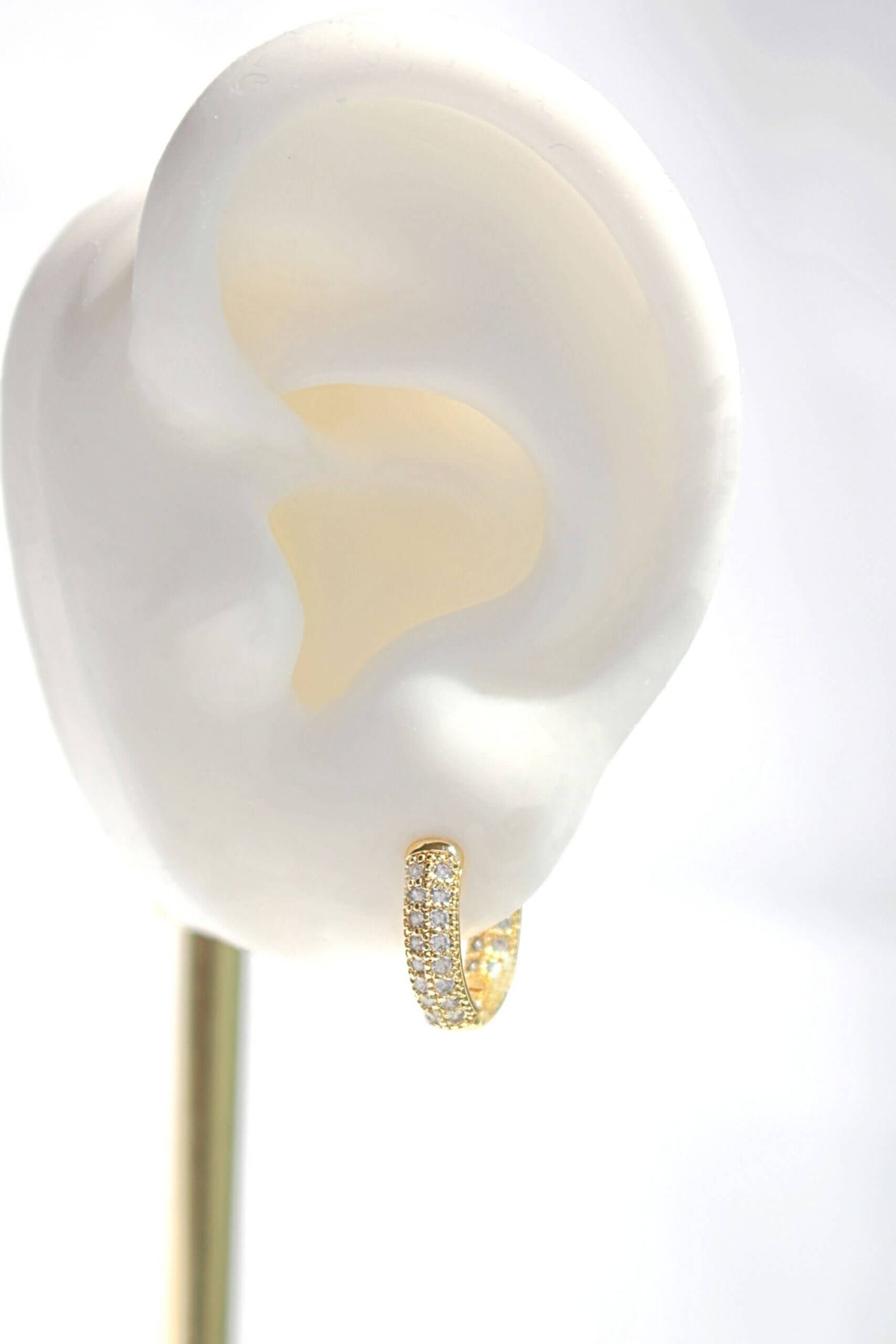 24 Karaatin Kullatut Cubic Zirconia Divine Dulcet Korvarenkaat