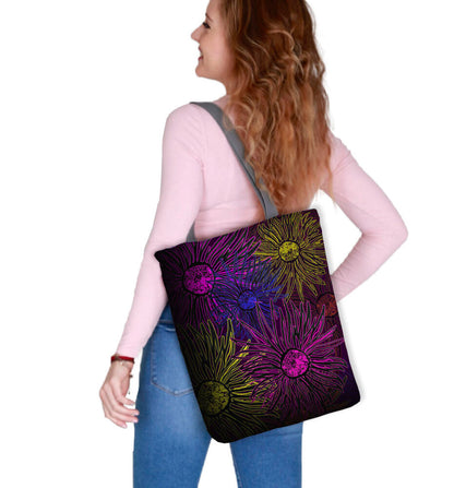 Canvas Cordura Olkalaukku/Ostoskassi - Daisy Sunny Line Bertoni