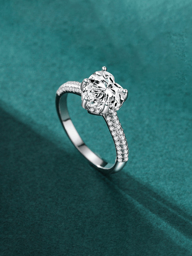 925-Sterling Hopea & 18 Karaatin Valkokultasormus Divine Dulcet