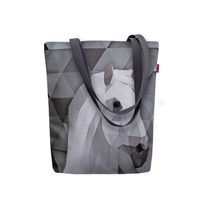 Alabaster Shoulder Bag In Canvas Sunny Line Bertoni