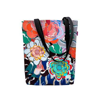 Canvas Cordura Olkalaukku/Ostoskassi - Campari Kukat - Sunny Line Bertoni