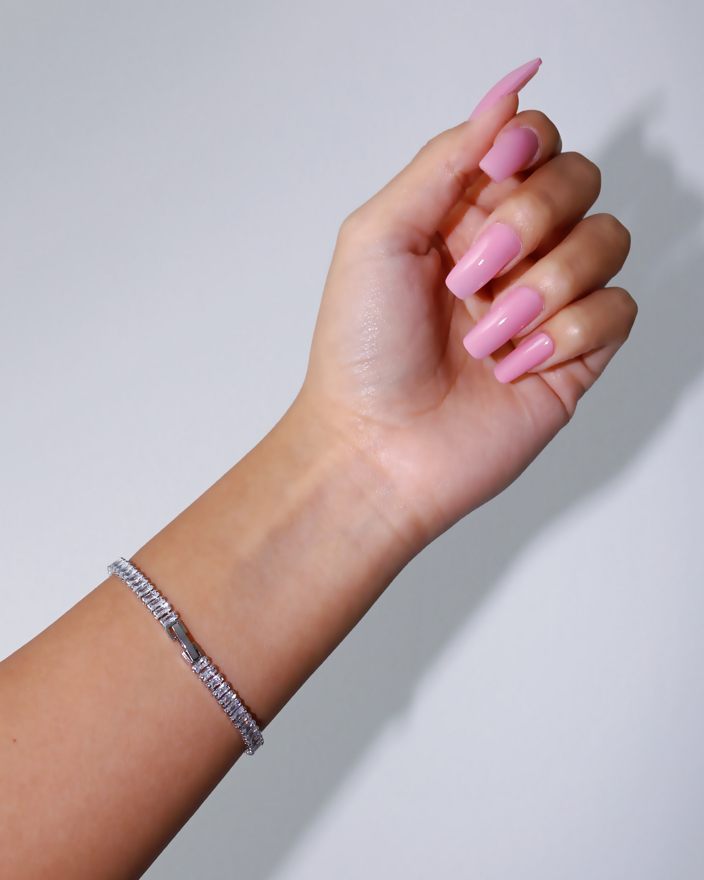 Tennisarmband 18 karat vitguldpläterat 925 sterlingsilver - Divine Dulcet