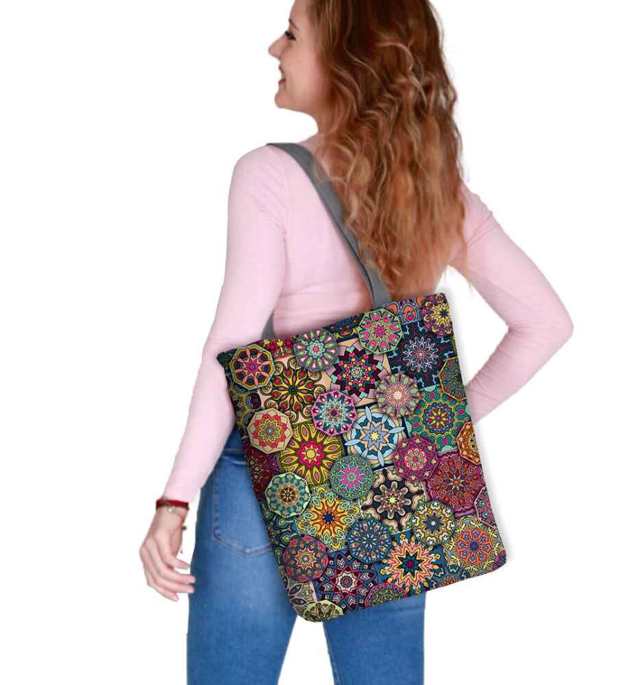 Valencia Shoulder Bag In Canvas Sunny Line Bertoni