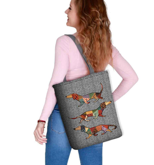 Joker Shoulder Bag In Canvas Sunny Line Bertoni
