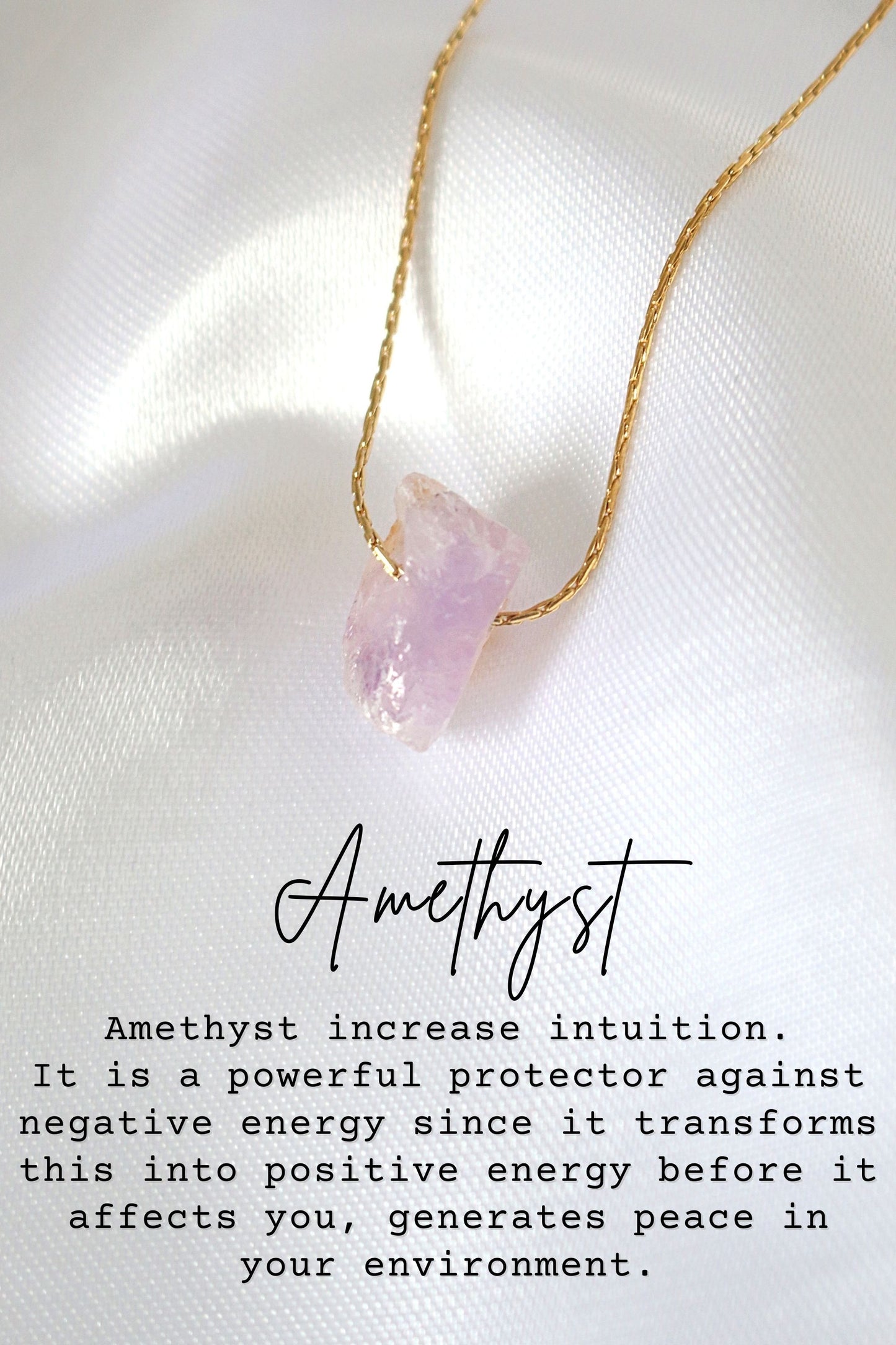 24-Karaatin Kullattu Riipuskaulakoru Aidoilla Luonnonkristalleilla - Divine Dulcet