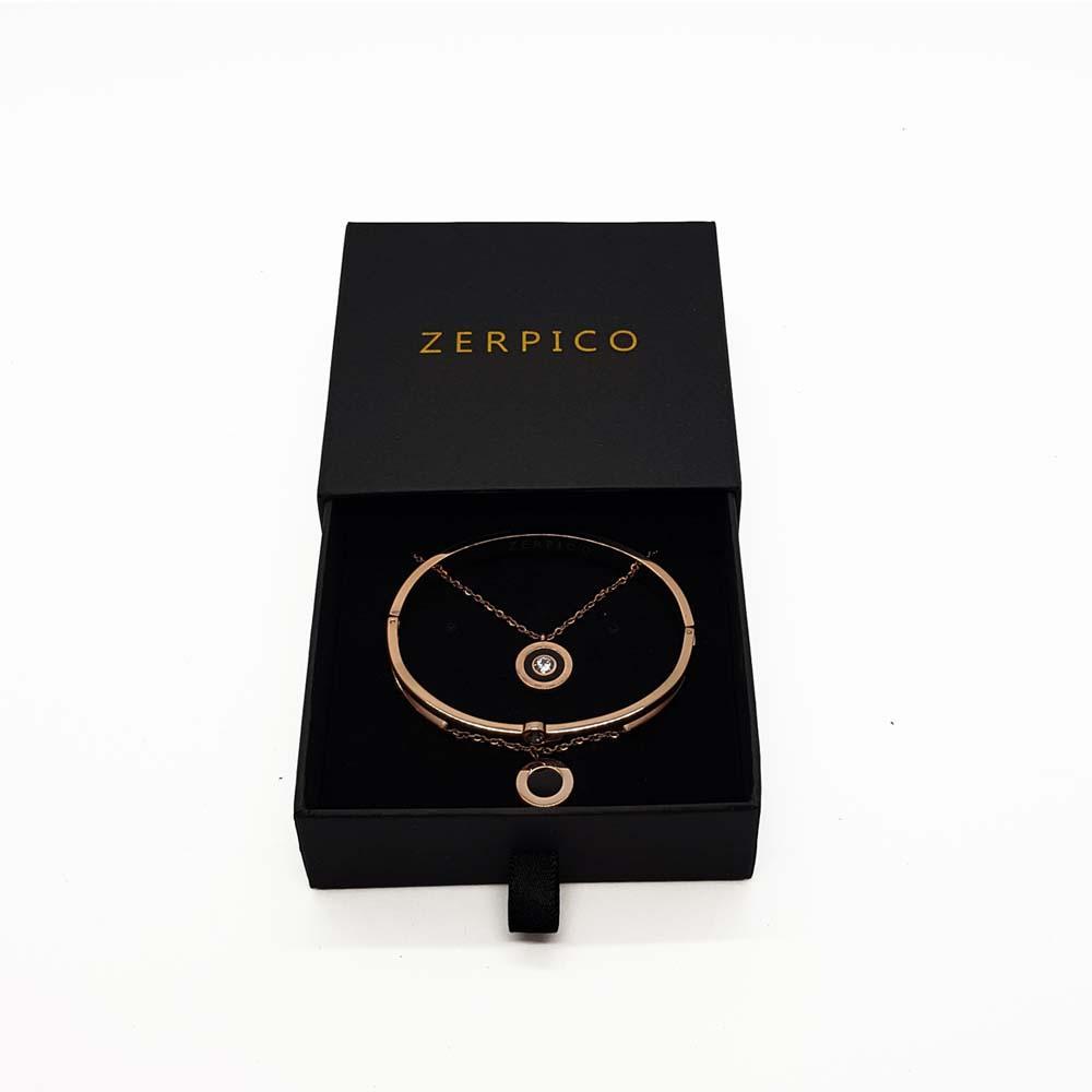 Rannekoru ja Kaulakoru Jericho 14-K Rosé Gold - Zerpico
