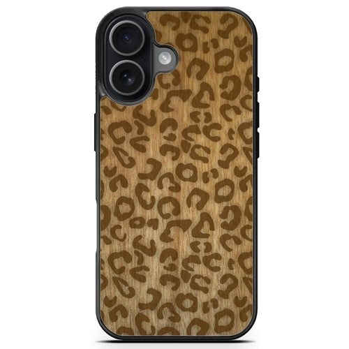 Tanganyika Wood Phone Cover - Cheetah Pattern - Wood Collection