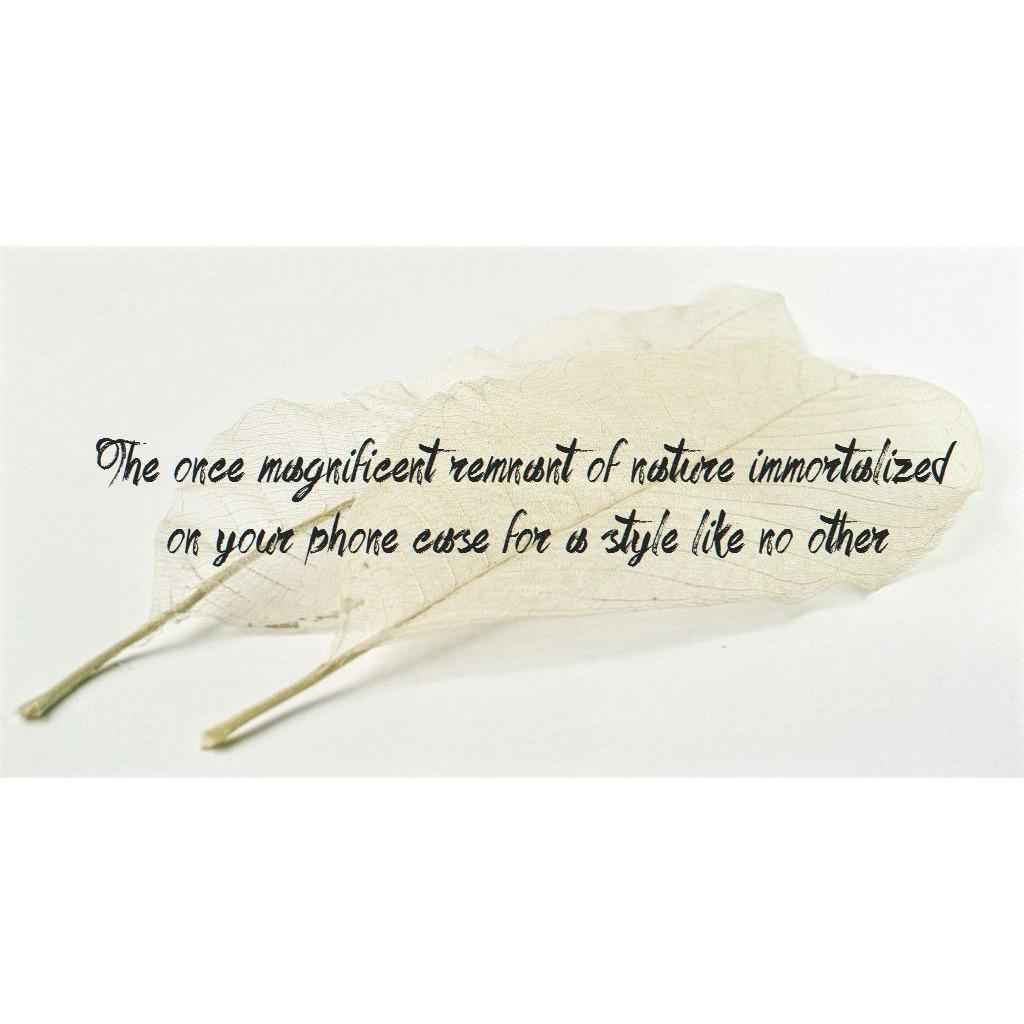 Organic Case - Skeleton Leaves